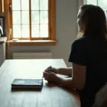Propriétaire consultant un avis de taxe d'habitation